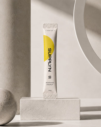 Supplyn Morning Energy 20g jelly stick with citrus sun mark
